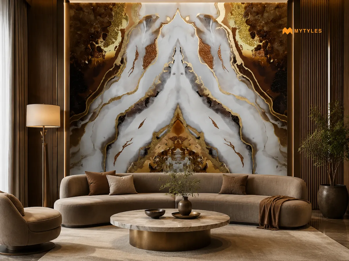 Mural Bookmatch Tile